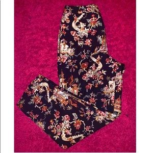 Japanese print pants